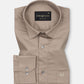 Arvoth Brown Cotton Textured Shirt - John Ellies