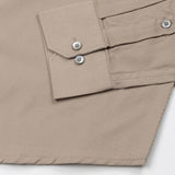 Arvoth Brown Cotton Textured Shirt