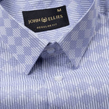 Ravnar Blue Stripe Cotton Shirt