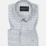 Ravnar Grey Stripe Cotton Shirt