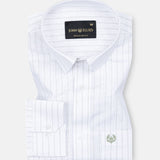 Faryn Olive Stripe Linen Shirt
