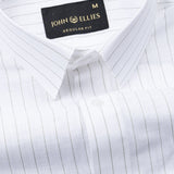 Faryn Olive Stripe Linen Shirt