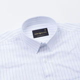 Faryn Blue Stripe Linen Shirt