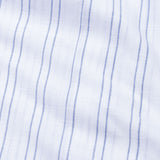 Faryn Steel Blue Stripe Linen Shirt