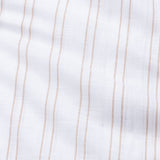 Faryn Orange Stripe Linen Shirt
