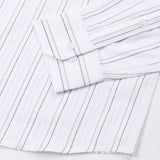 Faryn Brown Stripe Linen Shirt