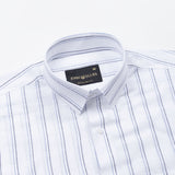 Faryn Multi Blue Stripe Linen Shirt