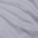 Linfro Grey Front Placket Plain Cotton Shirt