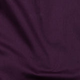 Linfro Purple Front Placket Plain Cotton Shirt