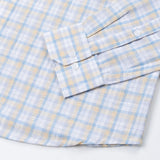 Strovic Blue Check Linen Shirt