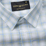 Strovic Green Check Linen Shirt