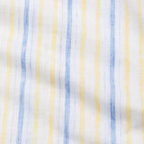 Bruce Yellow Stripe Linen Shirt