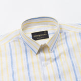 Bruce Yellow Stripe Linen Shirt