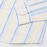 Bruce Yellow Stripe Linen Shirt