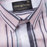 Bruce Pink Stripe Linen Shirt