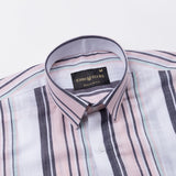 Bruce Pink Stripe Linen Shirt