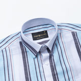Bruce Blue Stripe Linen Shirt