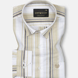 Bruce Golden Stripe Linen Shirt