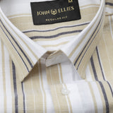 Bruce Golden Stripe Linen Shirt