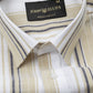 Bruce Golden Stripe Linen Shirt - John Ellies