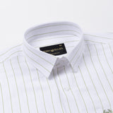 Flaen Green Strips Linen Shirt - John Ellies