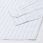 Flaen Green Strips Linen Shirt - John Ellies