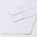 Flaen Green Strips Linen Shirt - John Ellies