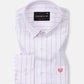 Flaen Pink Strips Linen Shirt - John Ellies
