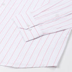 Flaen Pink Strips Linen Shirt - John Ellies