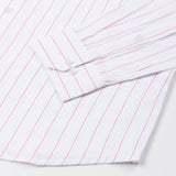 Flaen Pink Strips Linen Shirt - John Ellies