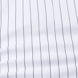 Flaen Navy Blue Strips Linen Shirt - John Ellies