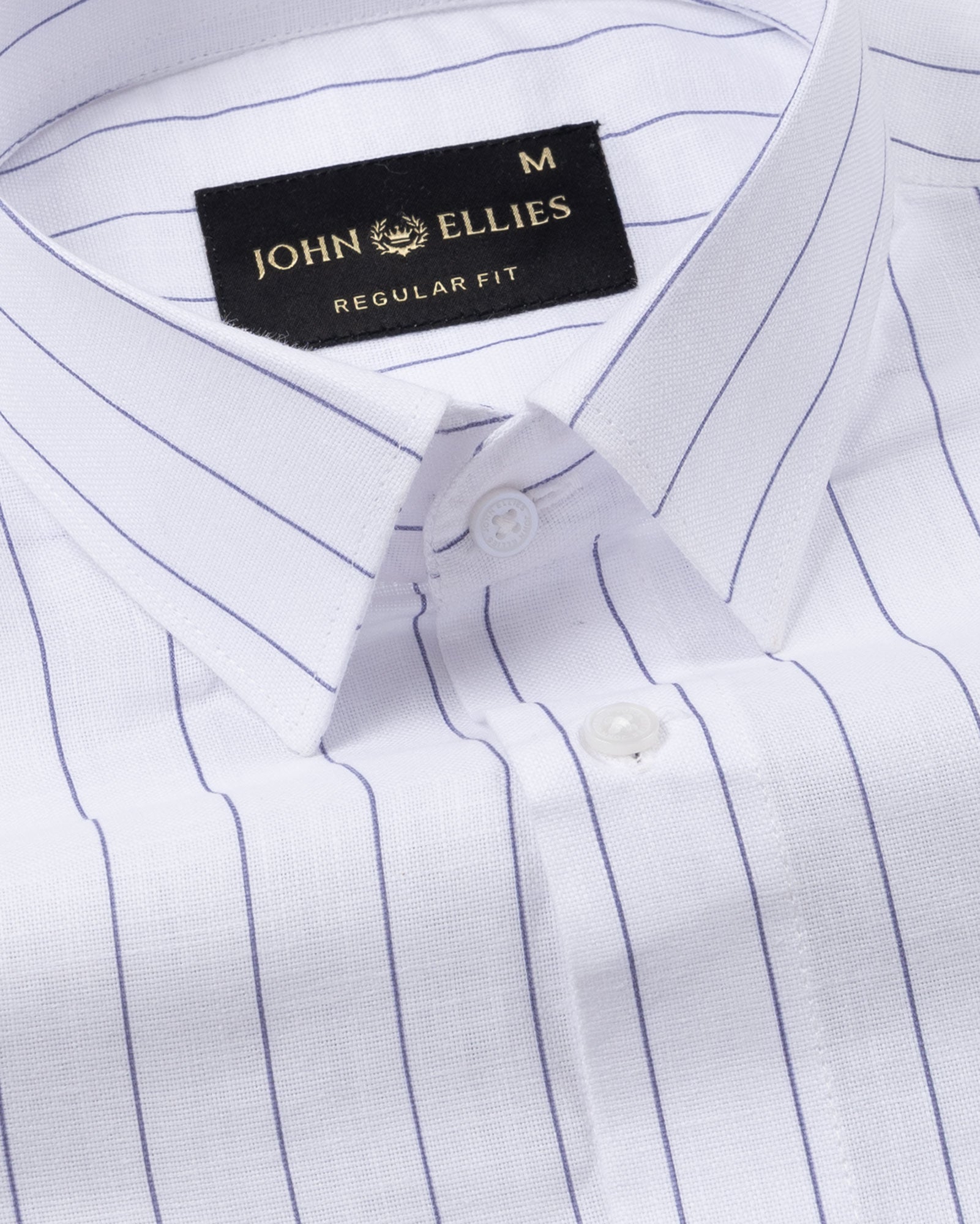 Flaen Blue Strips Linen Shirt - John Ellies