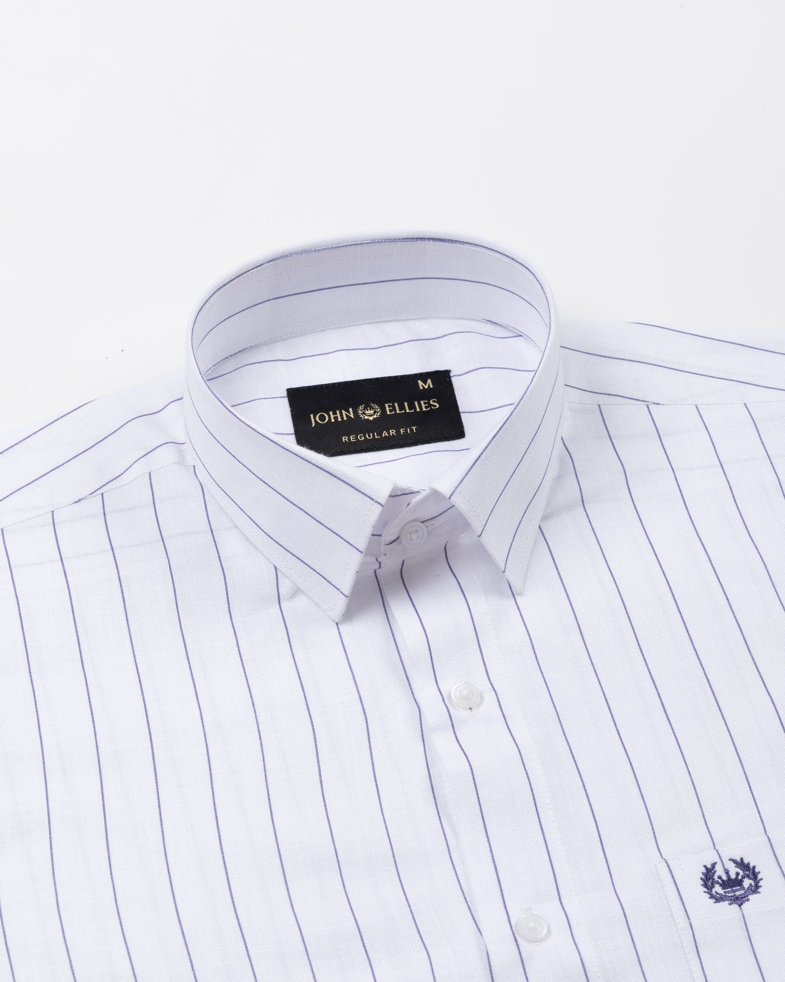 Flaen Blue Strips Linen Shirt - John Ellies