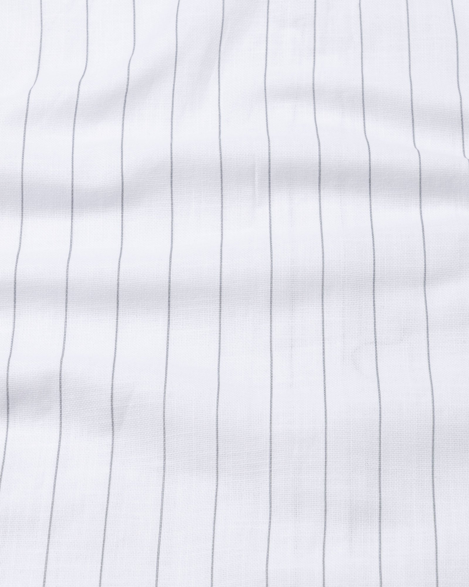 Flaen Grey Strips Linen Shirt - John Ellies