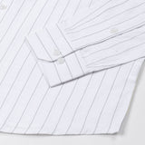 Flaen Grey Strips Linen Shirt - John Ellies