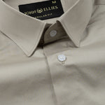 Ronwep Olive Plain Cotton Shirt - John Ellies