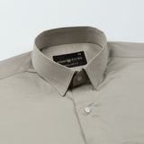Ronwep Olive Plain Cotton Shirt - John Ellies