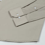 Ronwep Olive Plain Cotton Shirt - John Ellies