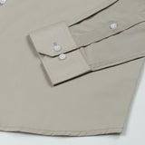 Ronwep Olive Plain Cotton Shirt - John Ellies