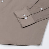 Ronwep Brown Plain Cotton Shirt - John Ellies