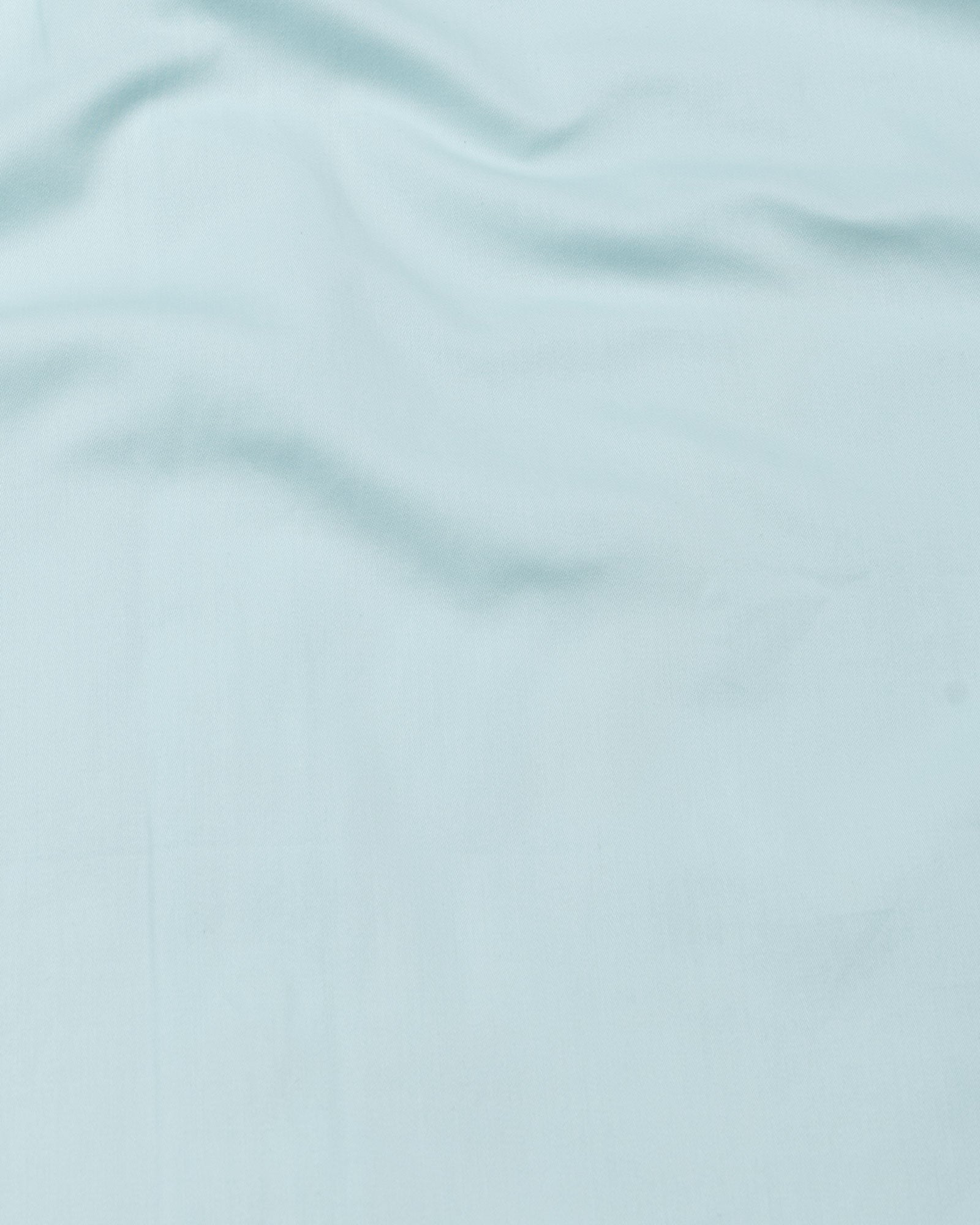 Ronwep Cyan Plain Cotton Shirt - John Ellies