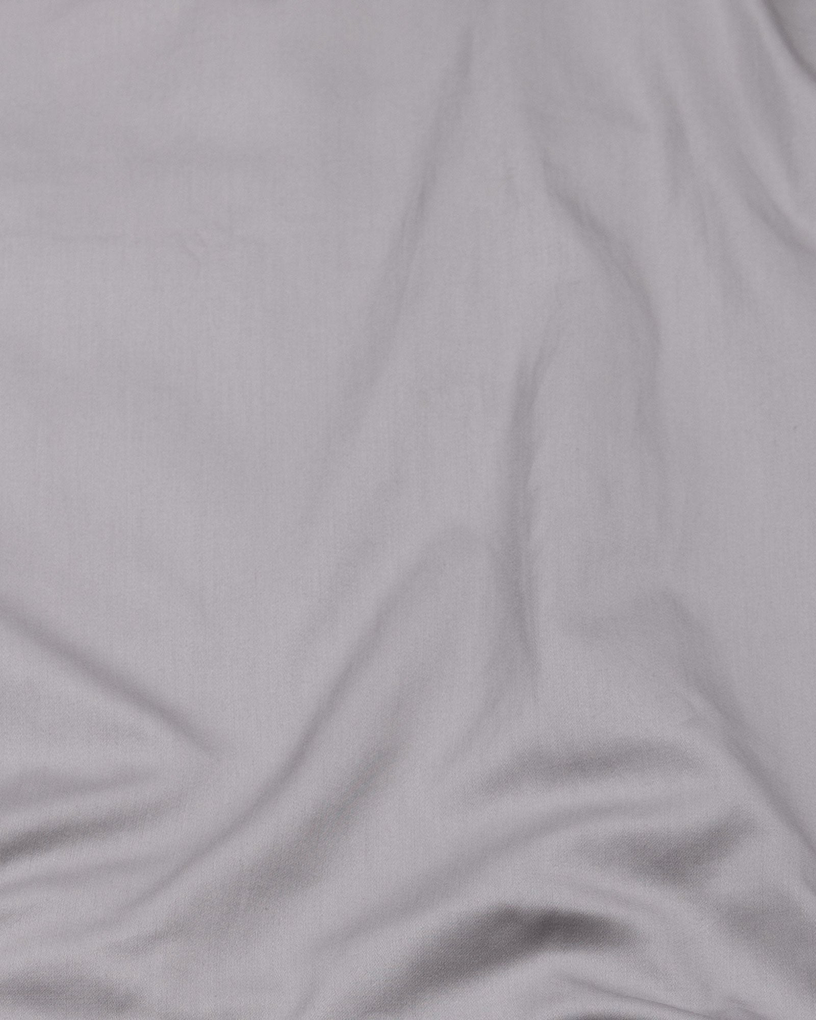 Ronwep Grey Plain Cotton Shirt - John Ellies