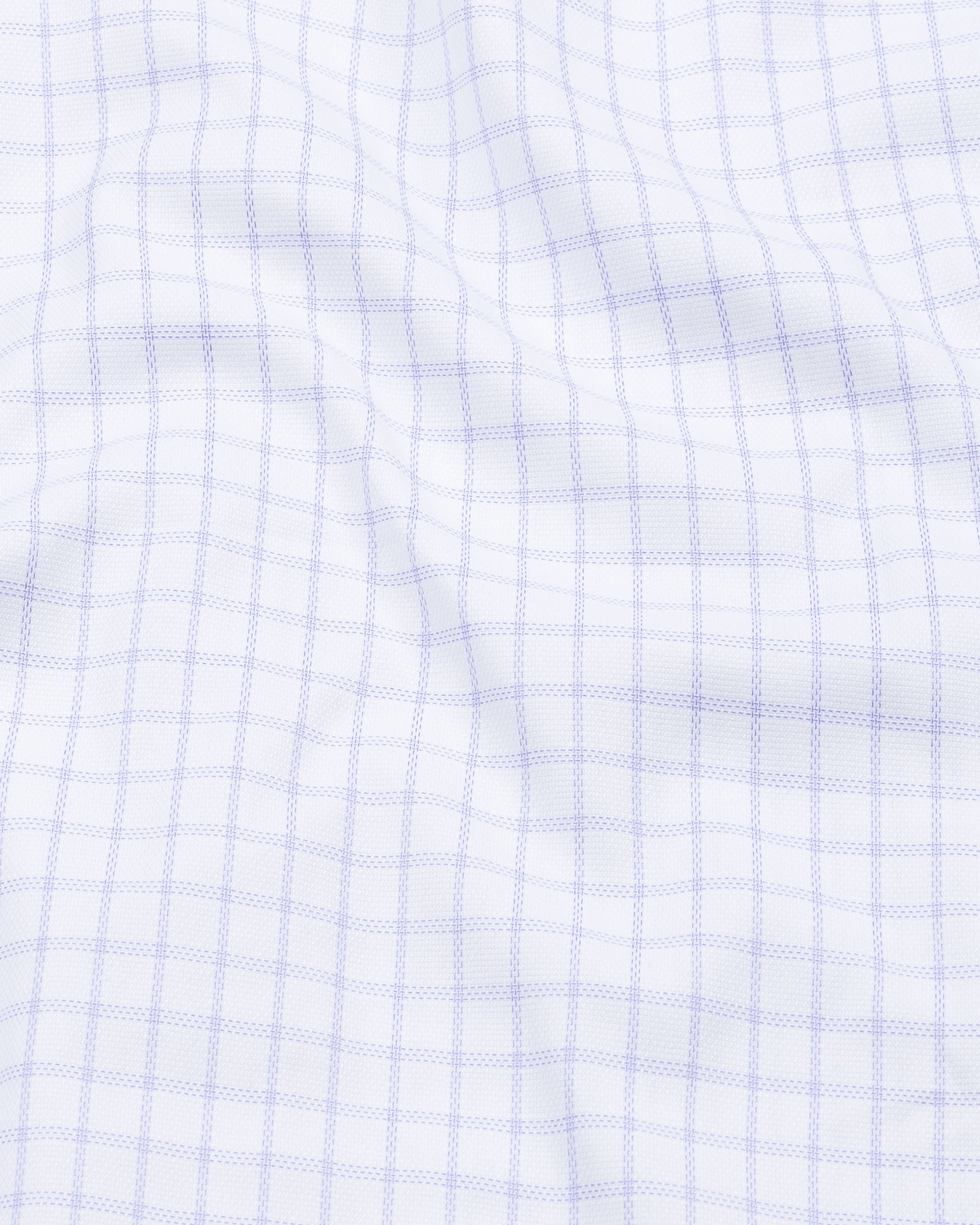 Quens Navy Blue Check Textured Shirt - John Ellies
