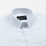 Quens Green Check Textured Shirt - John Ellies