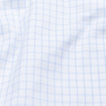 Quens Blue Check Textured Shirt - John Ellies