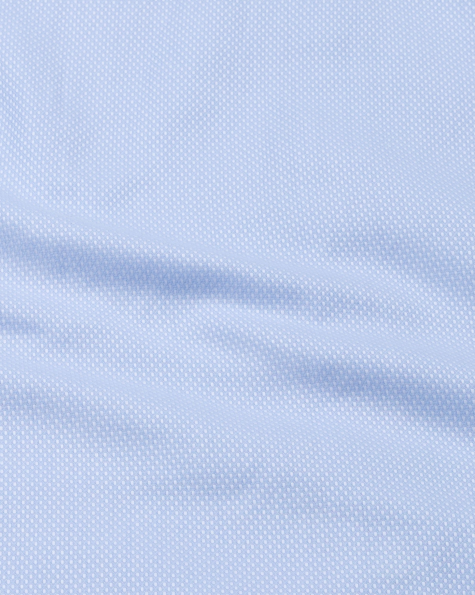 Mezock Blue Plain Textured Cotton Shirt - John Ellies