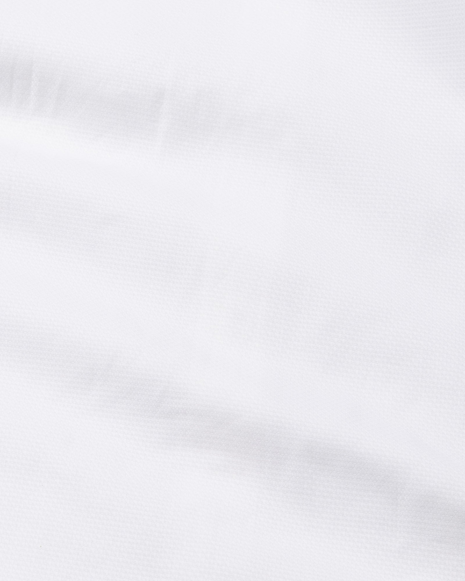 Mezock White Plain Textured Cotton Shirt - John Ellies