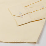 Mezock Yellow Plain Textured Cotton Shirt - John Ellies