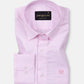 Mezock Pink Plain Textured Cotton Shirt - John Ellies