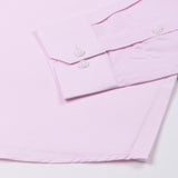 Mezock Pink Plain Textured Cotton Shirt - John Ellies